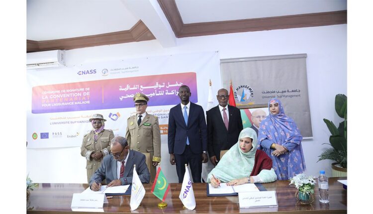 Signature d’un accord de partenariat entre la Caisse nationale de solidarité sanitaire et l’Université Sup Management